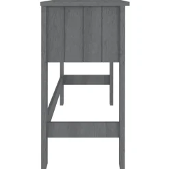 vidaXL Mobiliario De Oficina-Escritorio HAMAR madera maciza pino 110x40x75 cm
