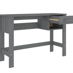 vidaXL Mobiliario De Oficina-Escritorio HAMAR madera maciza pino 110x40x75 cm