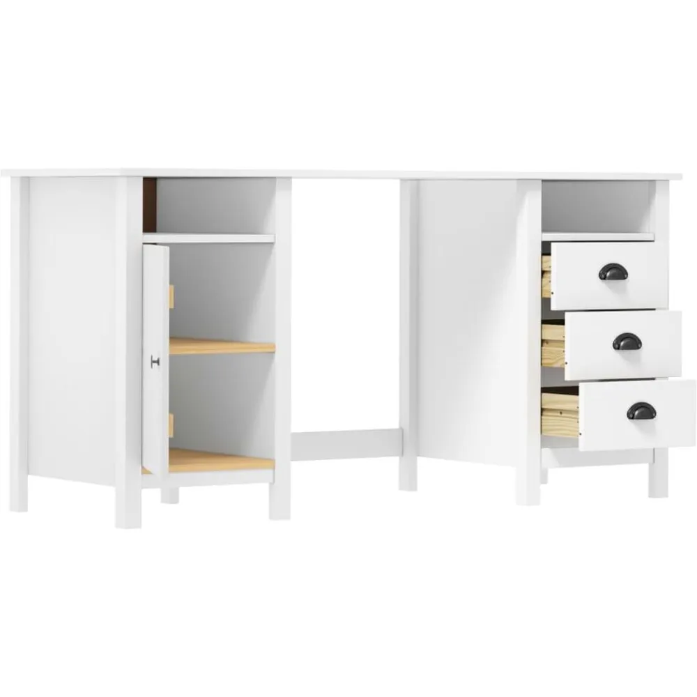 vidaXL Mobiliario De Oficina-Escritorio Hill Range madera de pino 150x50x74 cm