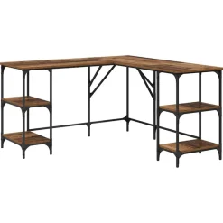 vidaXL Mobiliario De Oficina|Mesas-Escritorio 139 x 139 x 75 cm Madera contrachapada
