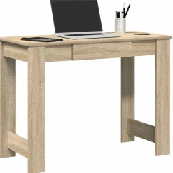 vidaXL Mobiliario De Oficina-Escritorio madera contrachapada color 100x45x75 cm