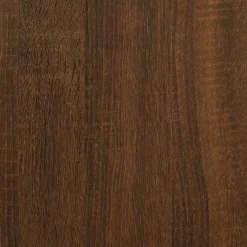 vidaXL Escritorio madera de ingeniería roble marrón 139x139x75 cm Marrón roble Clearance