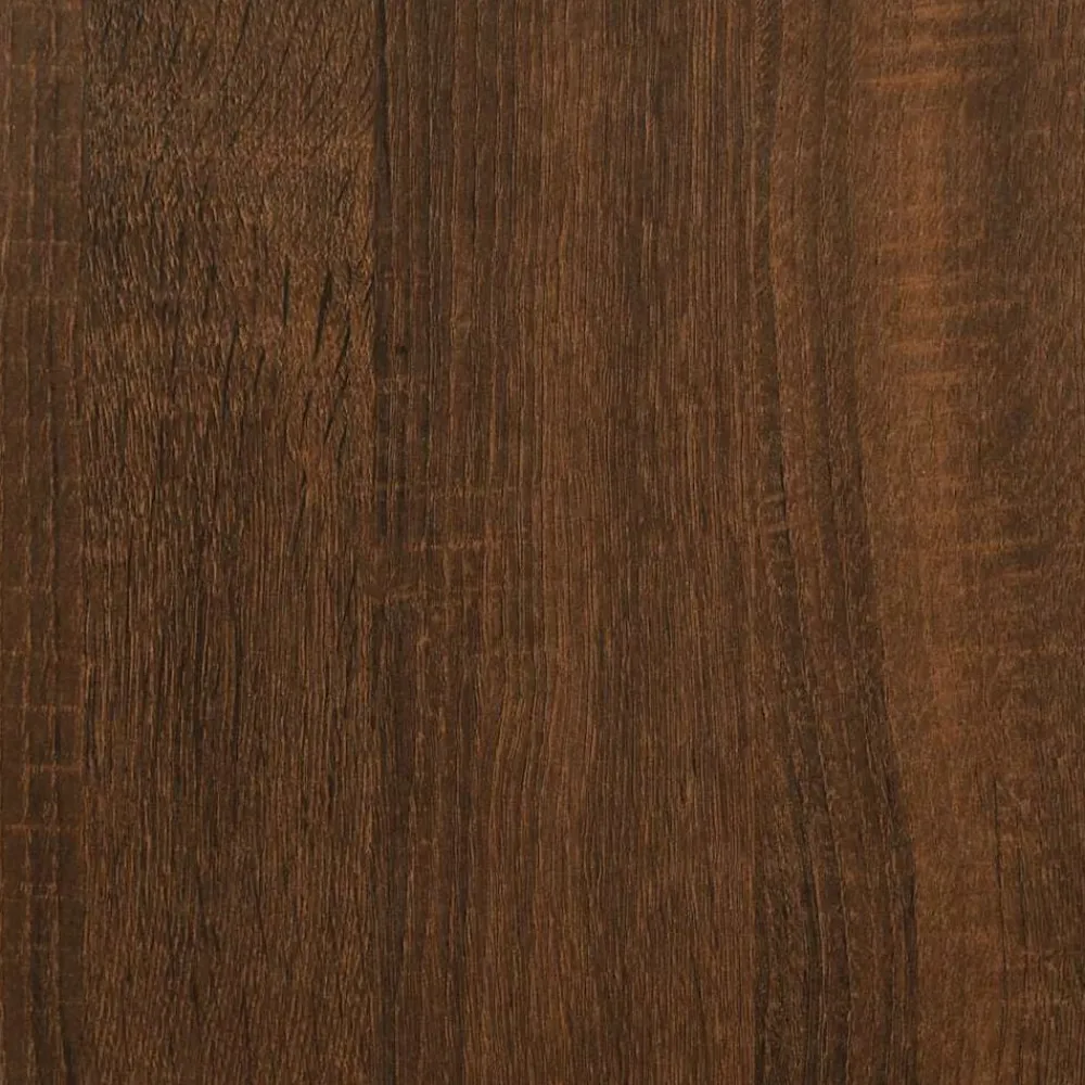 vidaXL Escritorio madera de ingeniería roble marrón 139x139x75 cm Marrón roble Clearance