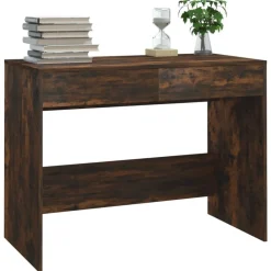 vidaXL Mobiliario De Oficina-Escritorio madera de ingeniería 101x50x76,5 cm