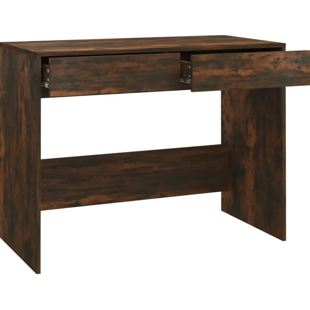 vidaXL Mobiliario De Oficina-Escritorio madera de ingeniería 101x50x76,5 cm