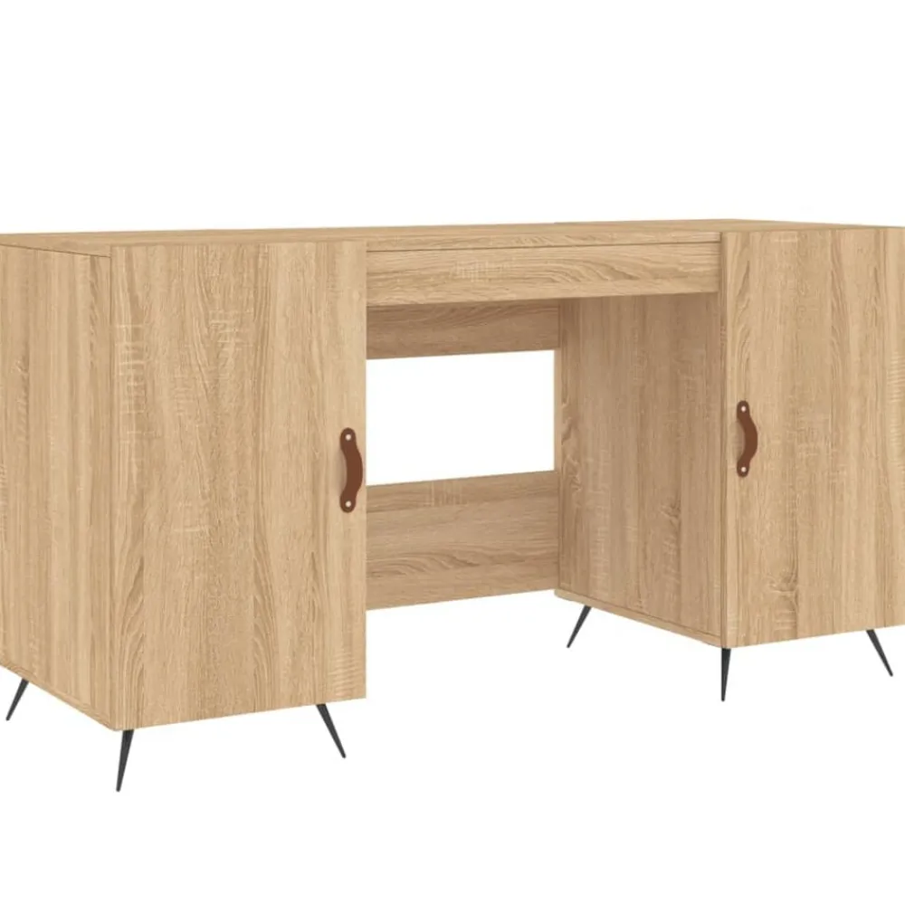 vidaXL Mobiliario De Oficina-Escritorio madera de ingeniería 140x50x75 cm