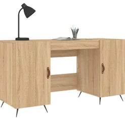 vidaXL Mobiliario De Oficina-Escritorio madera de ingeniería 140x50x75 cm