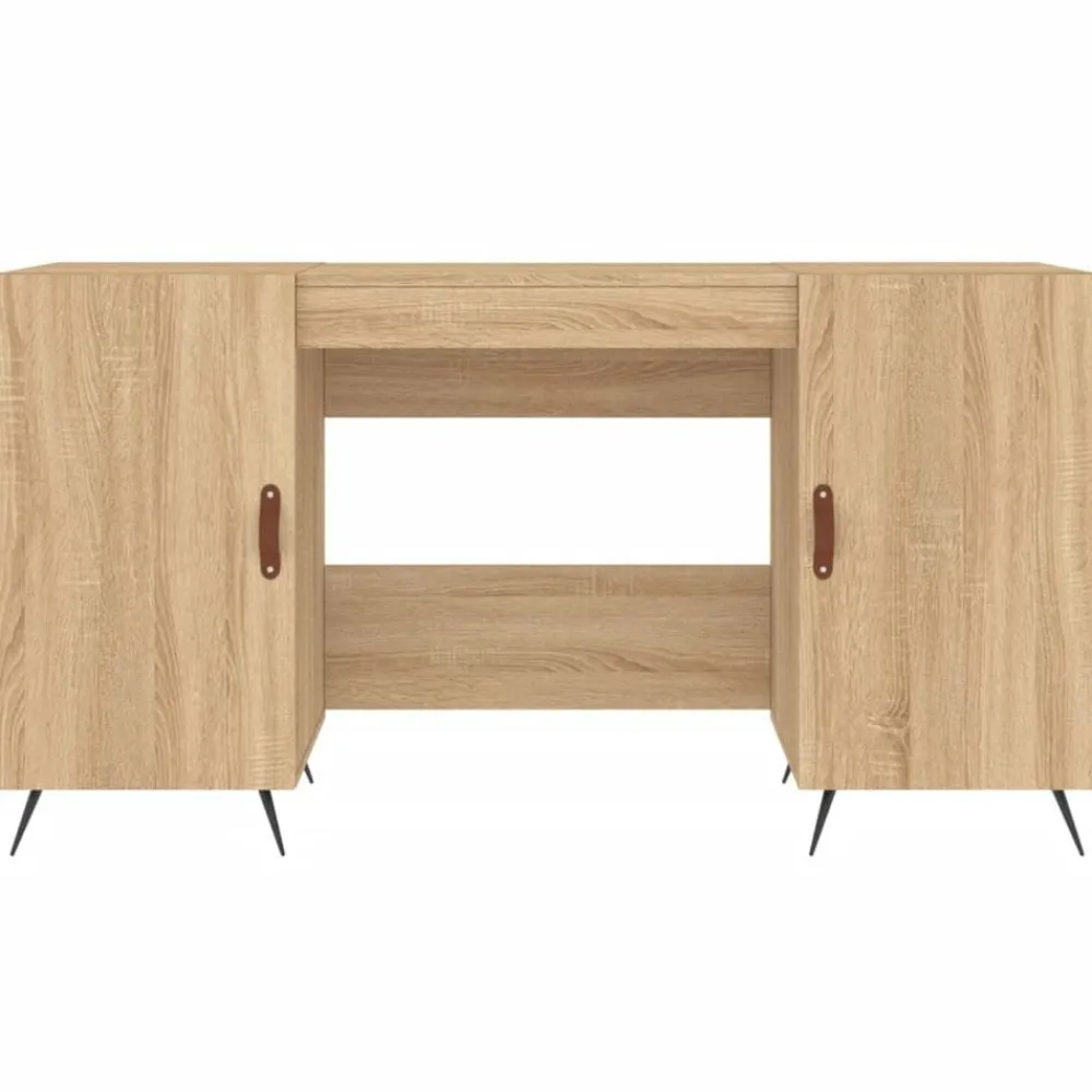 vidaXL Mobiliario De Oficina-Escritorio madera de ingeniería 140x50x75 cm