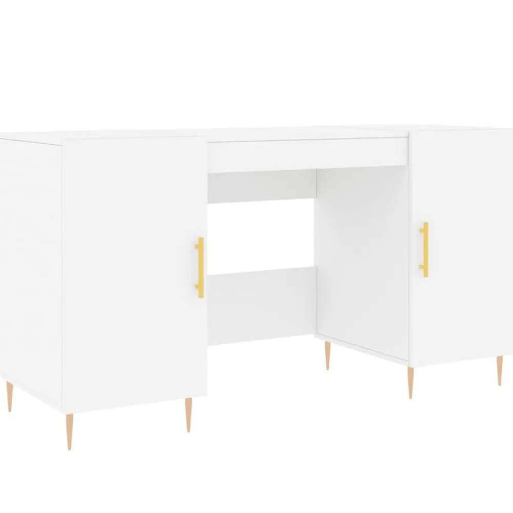 vidaXL Mobiliario De Oficina-Escritorio madera de ingeniería 140x50x75 cm