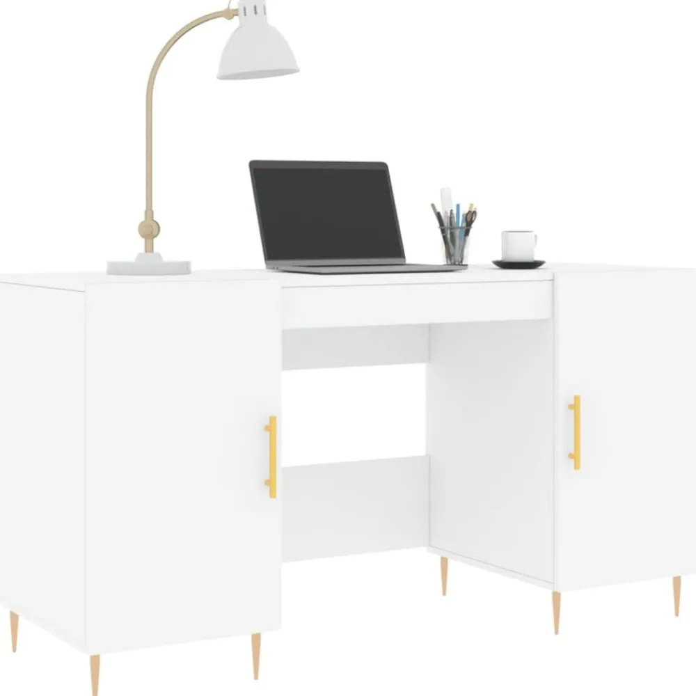 vidaXL Mobiliario De Oficina-Escritorio madera de ingeniería 140x50x75 cm