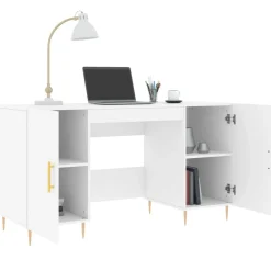 vidaXL Mobiliario De Oficina-Escritorio madera de ingeniería 140x50x75 cm