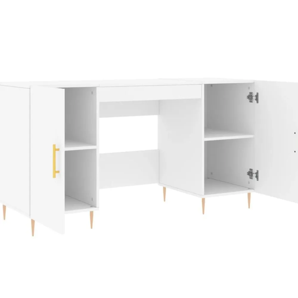 vidaXL Mobiliario De Oficina-Escritorio madera de ingeniería 140x50x75 cm