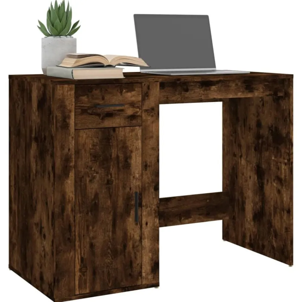 vidaXL Mobiliario De Oficina-Escritorio madera contrachapada 100x49x75 cm