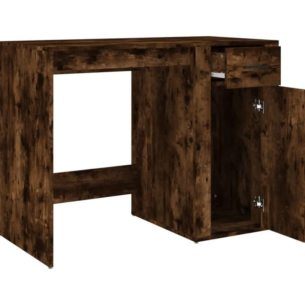 vidaXL Mobiliario De Oficina-Escritorio madera contrachapada 100x49x75 cm