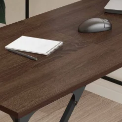 vidaXL Escritorio madera de ingeniería roble marrón 149x149x75 cm Marr&oacute;n roble Discount
