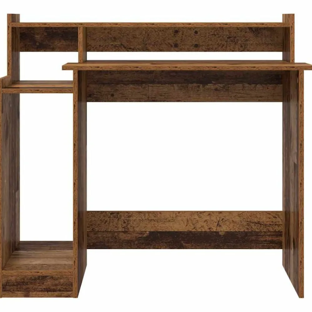 vidaXL Escritorio Madera vieja 97 x 45 x 90 cm Madera de ingeniería Madera envejecida Sale