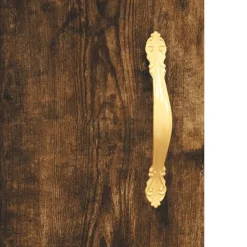 vidaXL Escritorio madera de ingeniería 140x50x75 cm Roble ahumado Sale