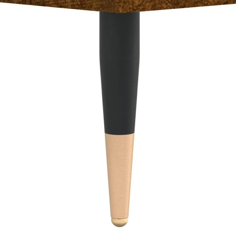 vidaXL Escritorio madera de ingeniería 140x50x75 cm Roble ahumado Sale