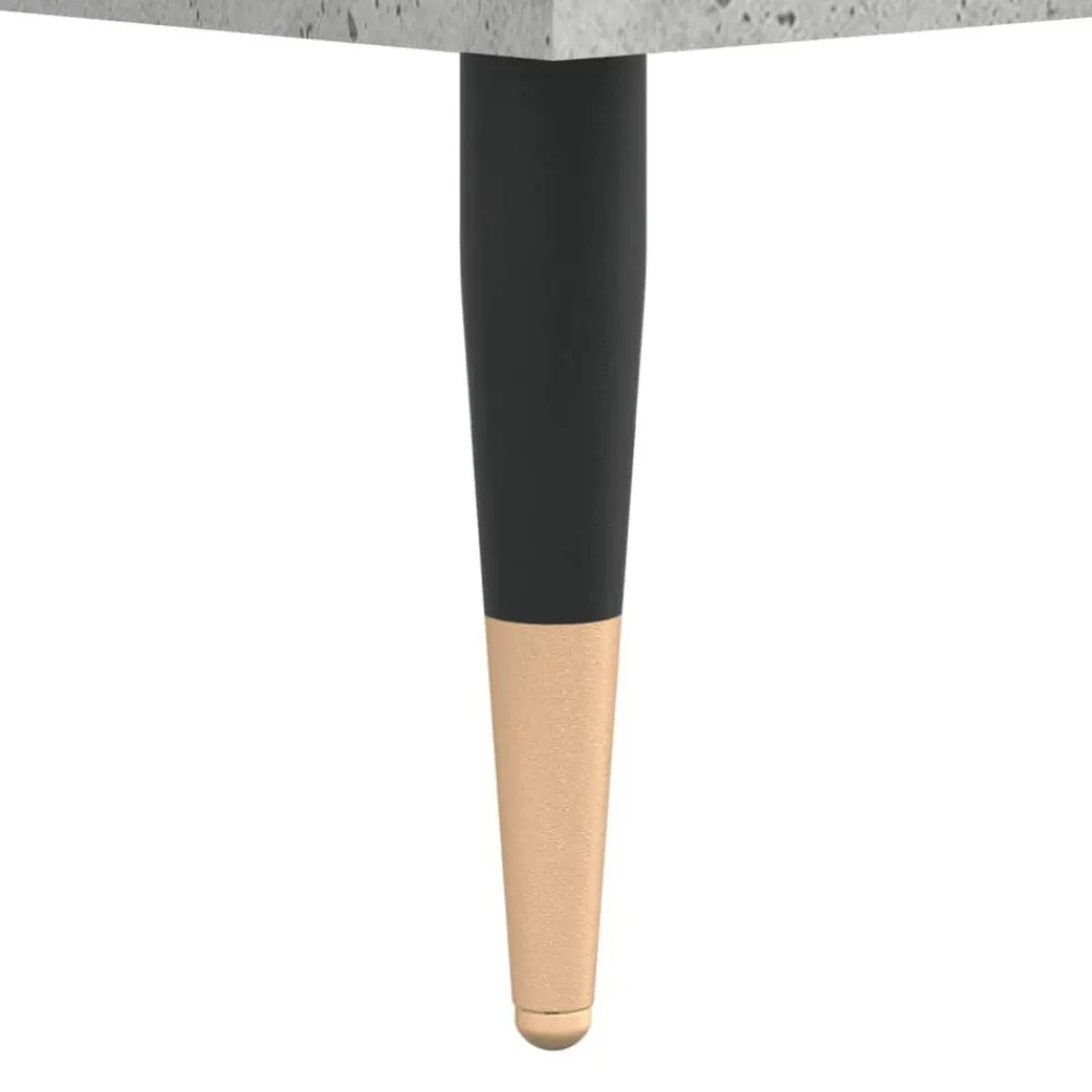 vidaXL Escritorio madera de ingeniería gris hormigón 140x50x75 cm Gris hormigón New