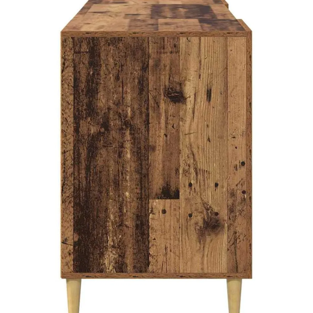 vidaXL Escritorio 140 x 50 x 75 cm Madera contrachapada Madera vieja Clearance