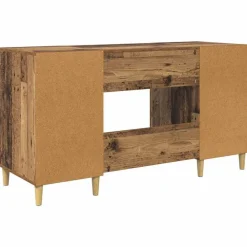 vidaXL Escritorio 140 x 50 x 75 cm Madera contrachapada Madera vieja Clearance