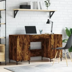 vidaXL Mobiliario De Oficina-Escritorio madera de ingeniería 140x50x75 cm