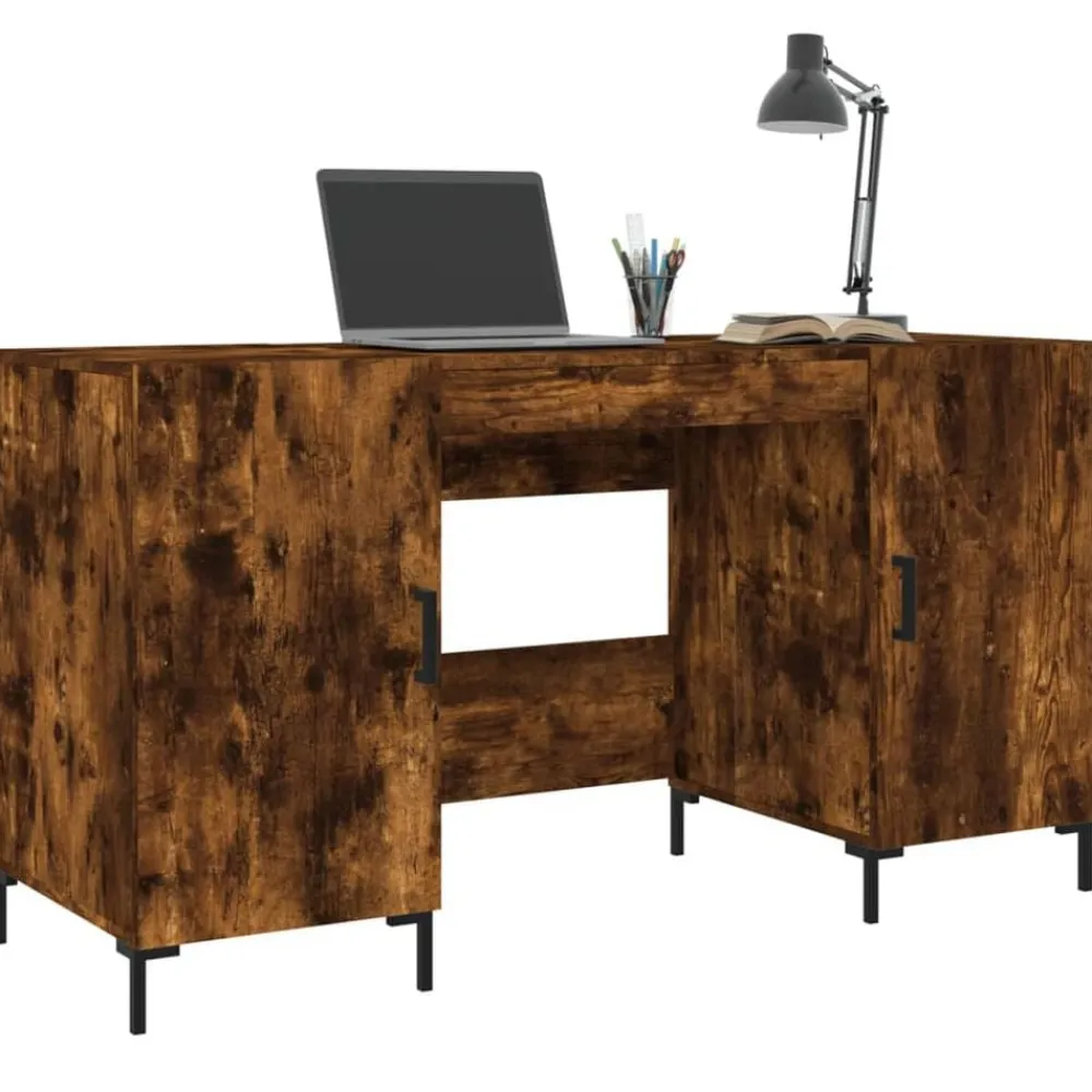 vidaXL Mobiliario De Oficina-Escritorio madera de ingeniería 140x50x75 cm