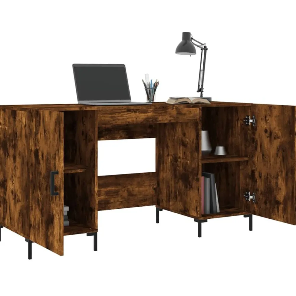 vidaXL Mobiliario De Oficina-Escritorio madera de ingeniería 140x50x75 cm