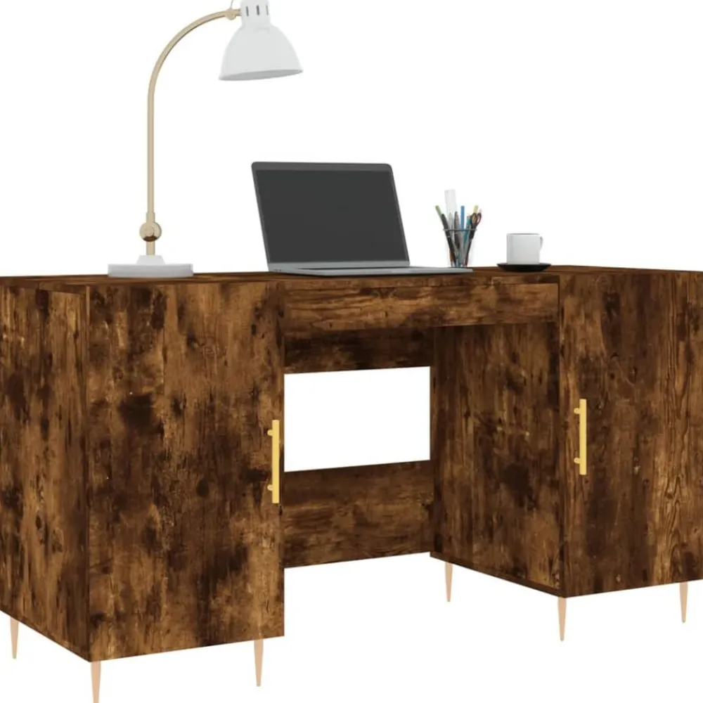 vidaXL Mobiliario De Oficina-Escritorio madera de ingeniería 140x50x75 cm