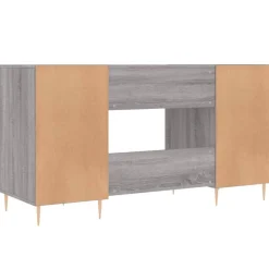 vidaXL Escritorio madera de ingeniería 140x50x75 cm Gris sonoma Online