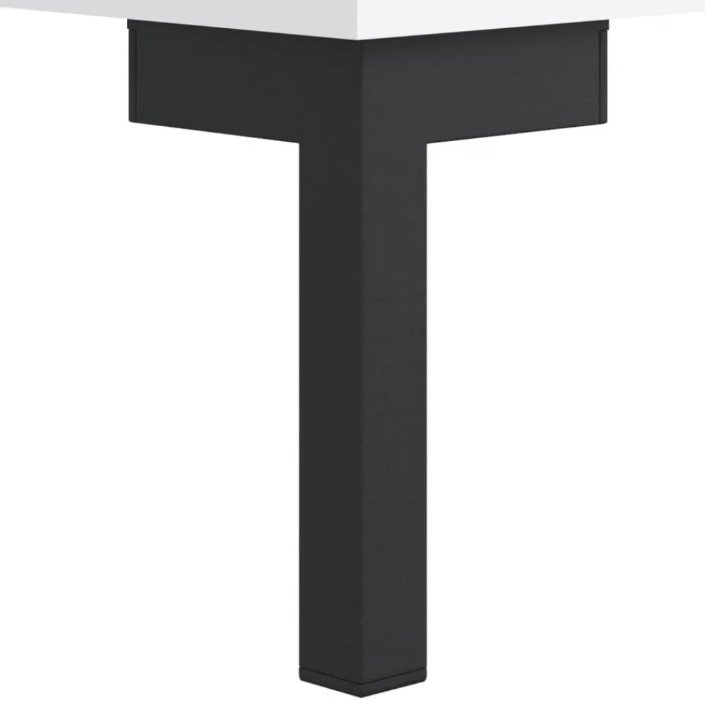 vidaXL Escritorio madera de ingeniería 140x50x75 cm Blanco Sale