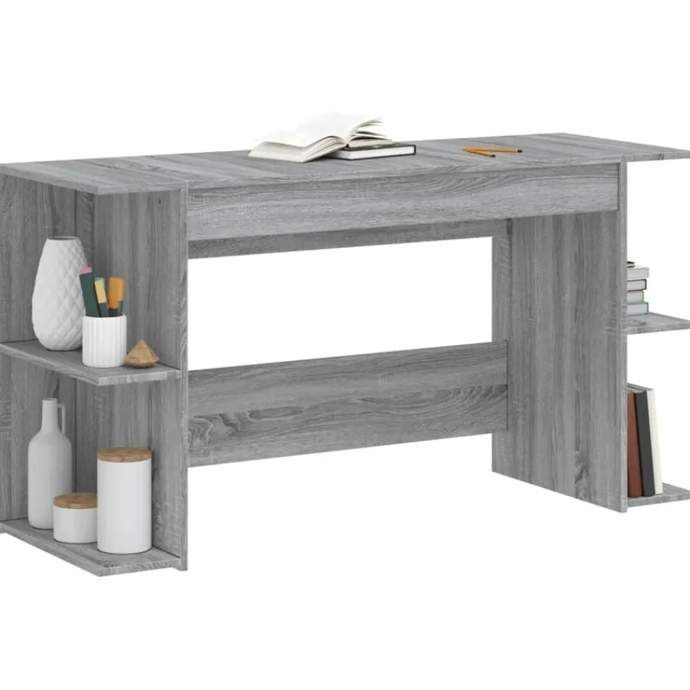 vidaXL Mobiliario De Oficina-Escritorio madera de ingeniería 140x50x75 cm
