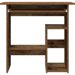 vidaXL Escritorio madera de ingeniería madera envejecida 80x45x74 cm Madera antigua Sale