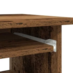 vidaXL Escritorio madera de ingeniería madera envejecida 80x45x74 cm Madera antigua Sale