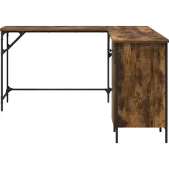 vidaXL Mobiliario De Oficina-Escritorio madera de ingeniería 141x141x75 cm