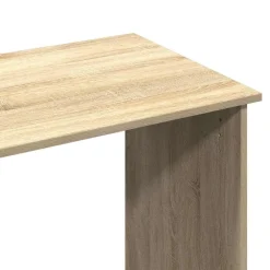 vidaXL Escritorio madera contrachapada color 80x40x75 cm Roble Sonoma Discount