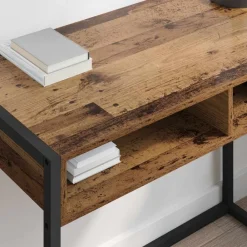 vidaXL Escritorio 100 x 50 x 75 cm Madera contrachapada Madera vieja New