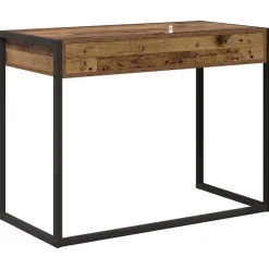 vidaXL Escritorio 100 x 50 x 75 cm Madera contrachapada Madera vieja New