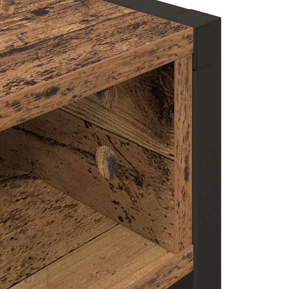 vidaXL Escritorio 100 x 50 x 75 cm Madera contrachapada Madera vieja New