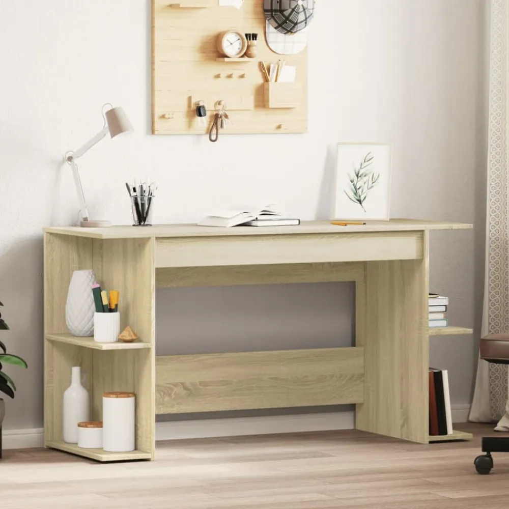 vidaXL Mobiliario De Oficina-Escritorio madera de ingeniería 140x50x75 cm