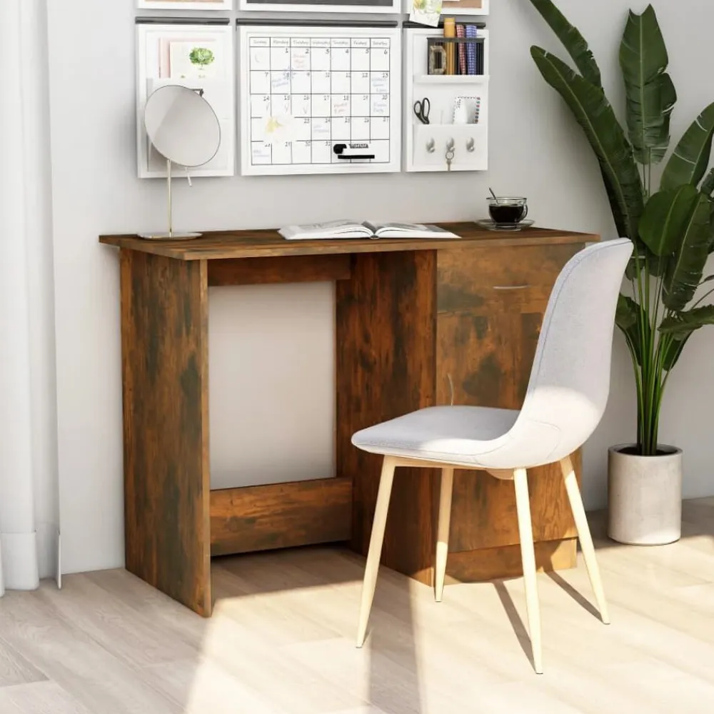 vidaXL Mobiliario De Oficina-Escritorio madera contrachapada 100x50x76 cm