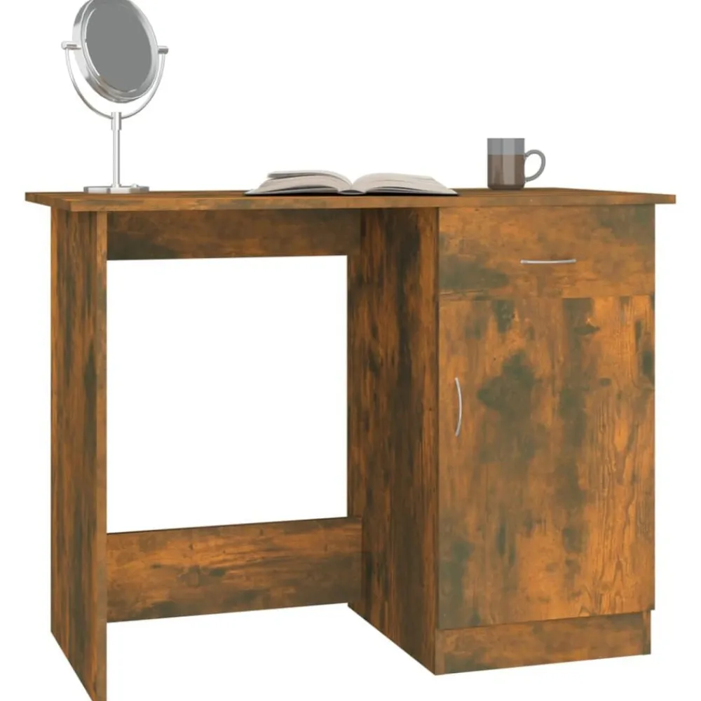 vidaXL Mobiliario De Oficina-Escritorio madera contrachapada 100x50x76 cm