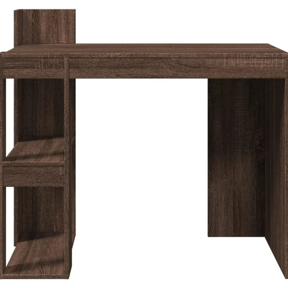 vidaXL Escritorio madera de ingeniería marrón roble 103,5x56,5x94 cm Marrón roble Hot