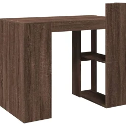 vidaXL Escritorio madera de ingeniería marrón roble 103,5x56,5x94 cm Marrón roble Hot