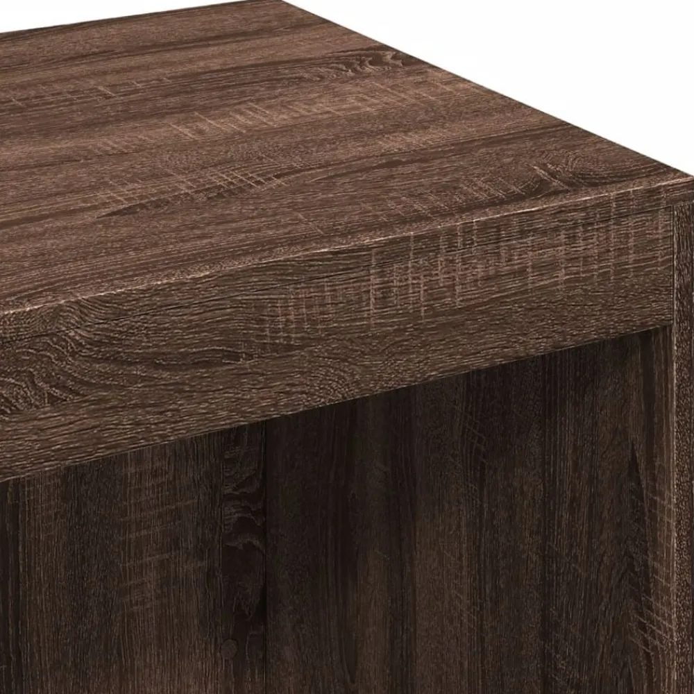 vidaXL Escritorio madera de ingeniería marrón roble 103,5x56,5x94 cm Marrón roble Hot