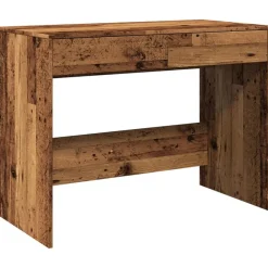vidaXL Escritorio madera ingeniería madera envejecida 101x50x76,5 cm Madera antigua Hot