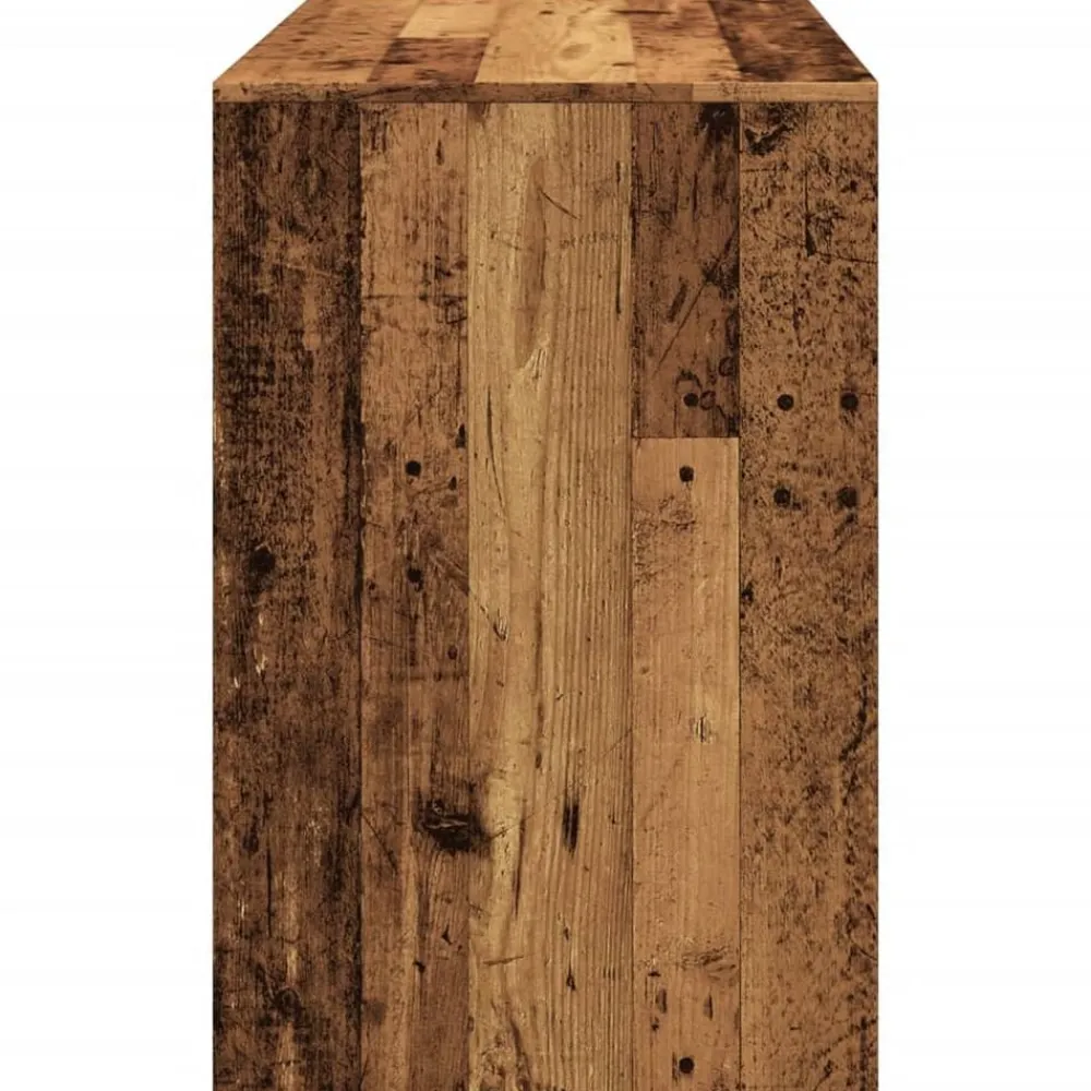 vidaXL Escritorio madera ingeniería madera envejecida 101x50x76,5 cm Madera antigua Hot