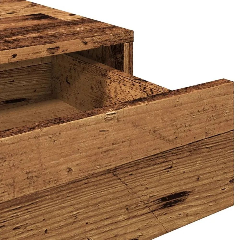 vidaXL Escritorio madera ingeniería madera envejecida 101x50x76,5 cm Madera antigua Hot