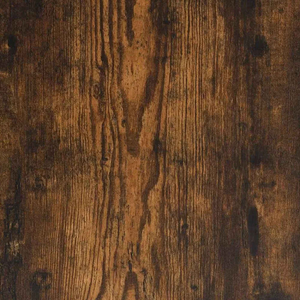 vidaXL Escritorio madera de ingeniería 139x139x75 cm Roble ahumado Discount