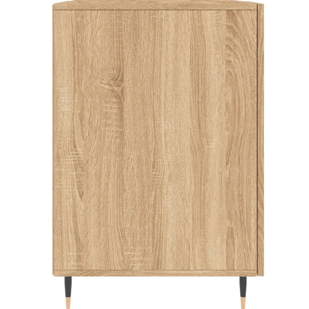 vidaXL Escritorio madera de ingeniería 140x50x75 cm Roble Sonoma